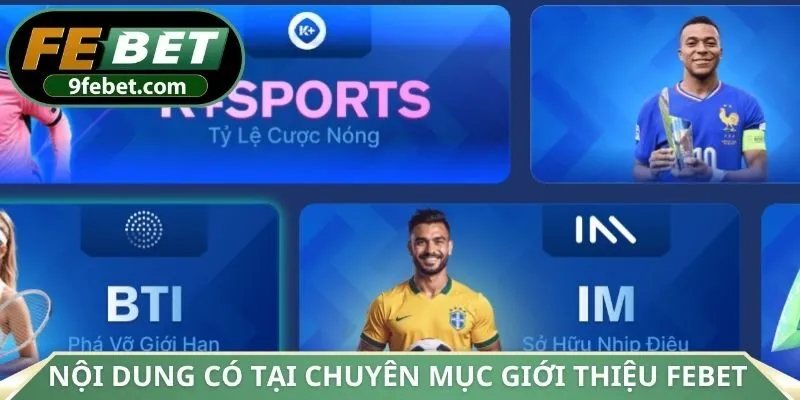 Nội dung có tại chuyên mục giới thiệu FEBET